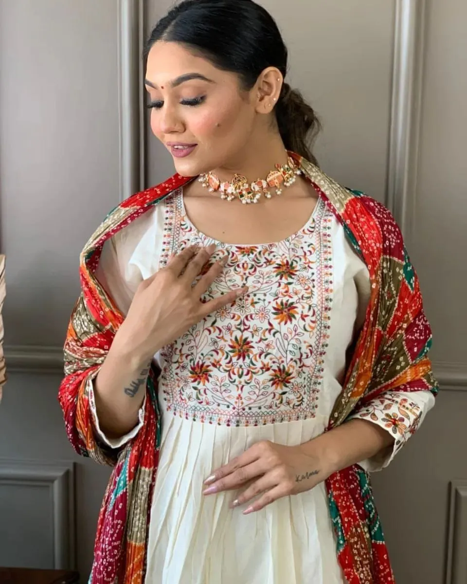 Beautiful Designer Party Wear Viscose Silk Salwar Suit