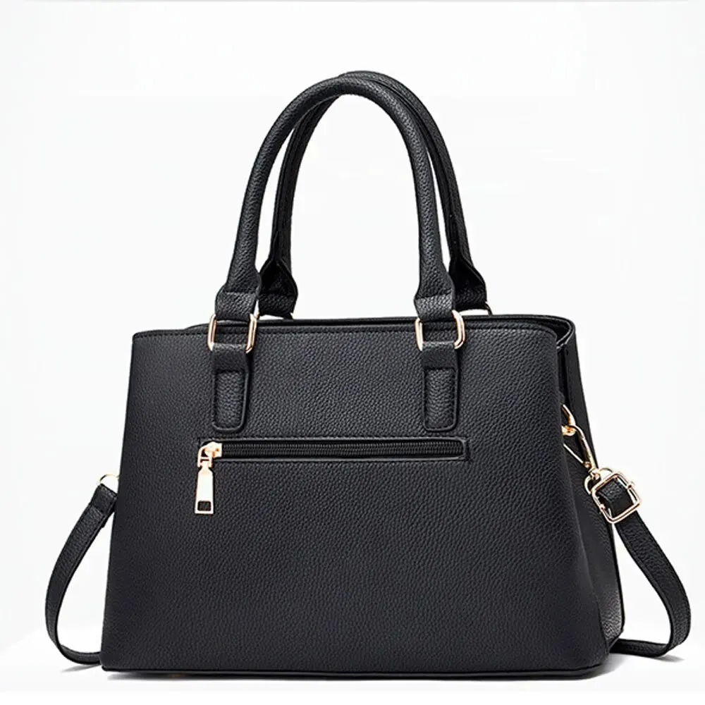 Business Woman's Classic PU Leather Crossbody/Messenger Shoulder Bag