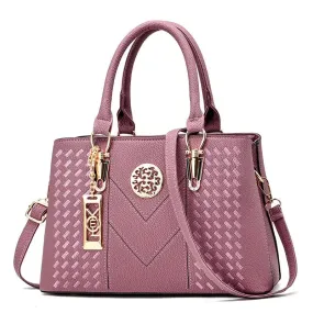 Business Woman's Classic PU Leather Crossbody/Messenger Shoulder Bag