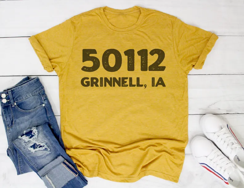 Customizable Zip Code Tee