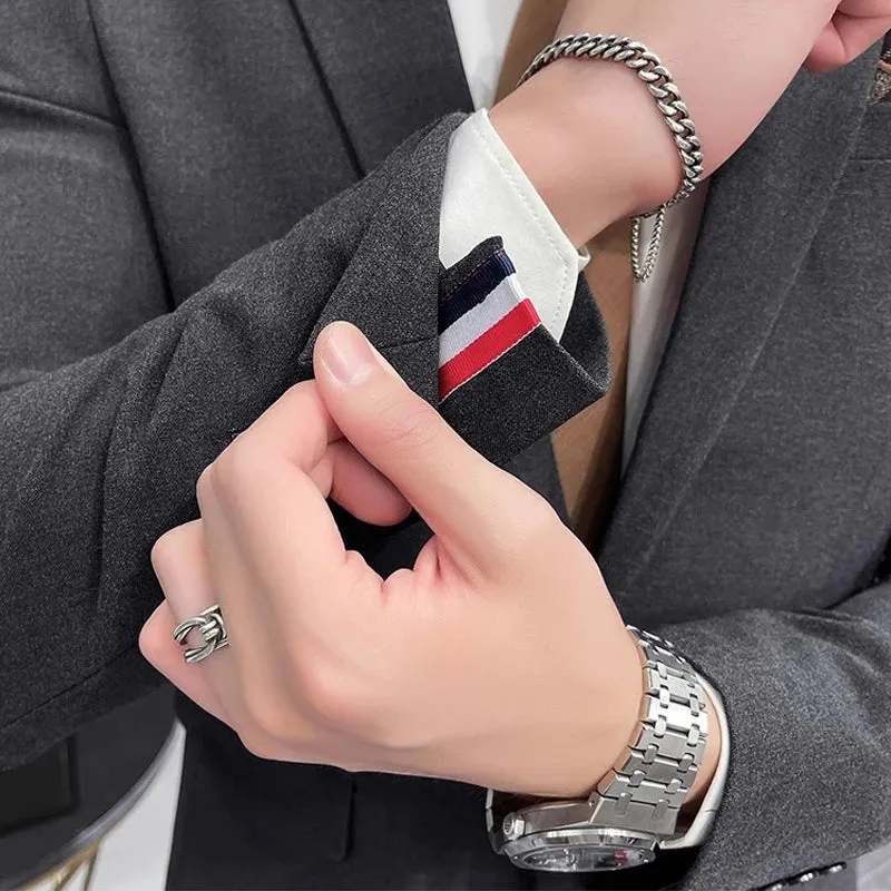 Fashion Solid Color business office Suit