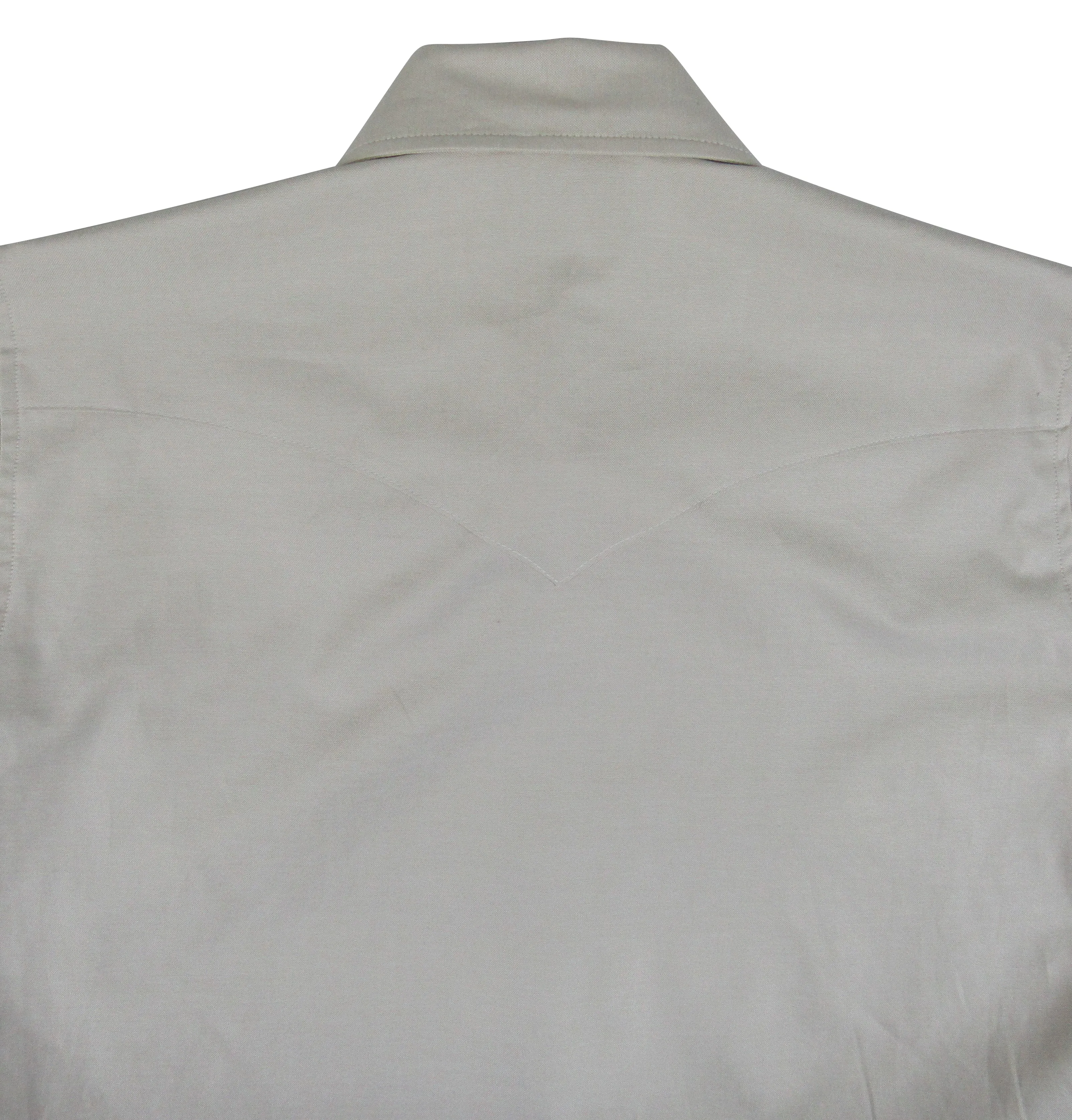 Flying R Ranchwear - Ivory Solid Oxford - Long Sleeve - Snaps