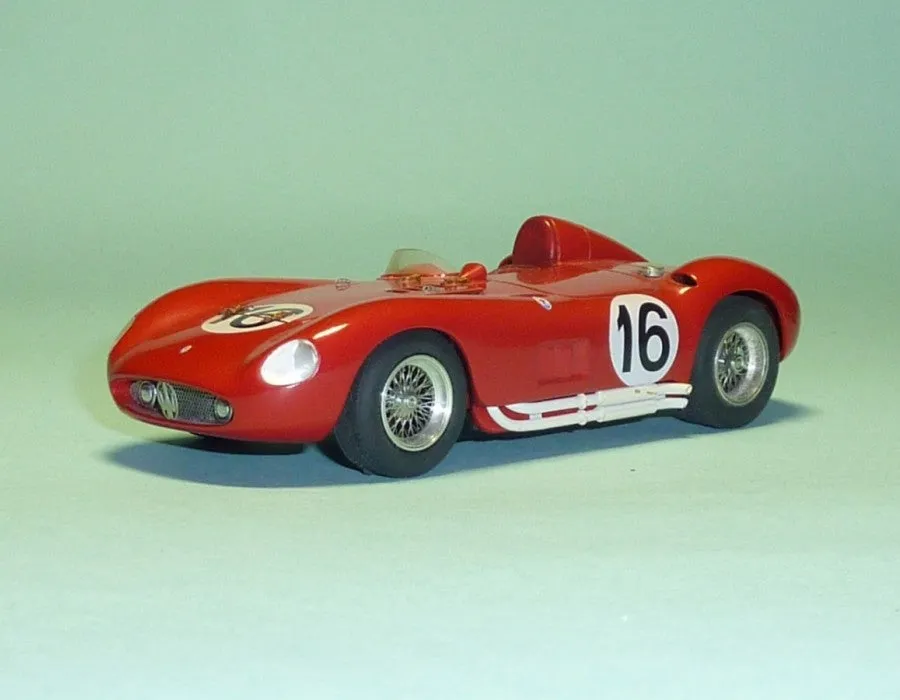 Maserati 300S 1955 Le Mans with Engine Detail