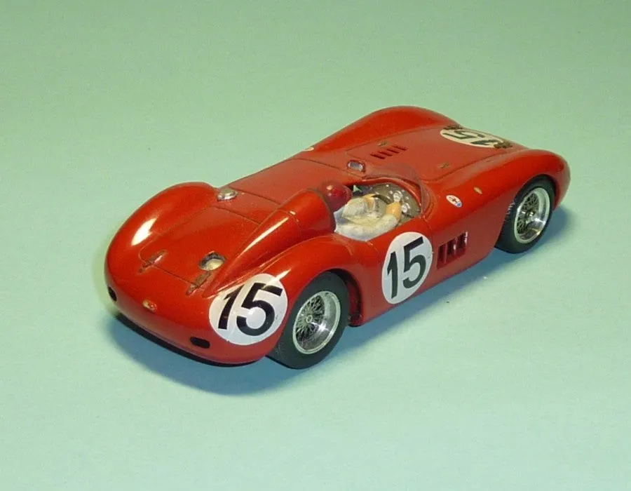 Maserati 300S 1955 Le Mans with Engine Detail