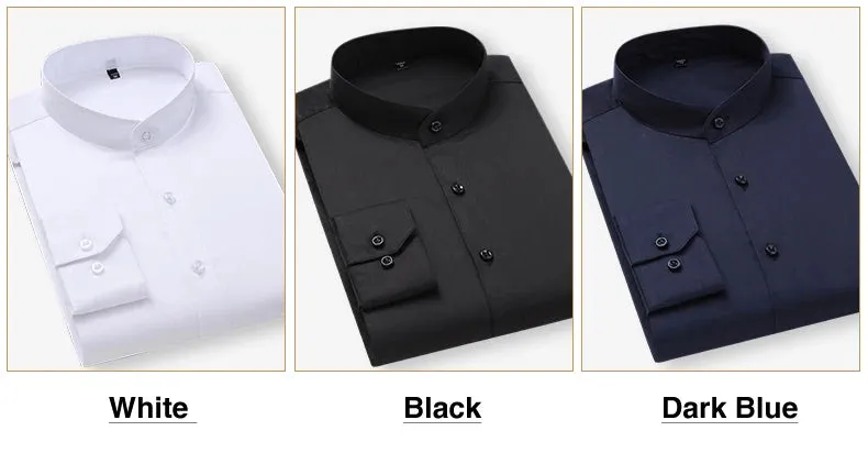 Men's Collar Long Sleeve Business Shirt