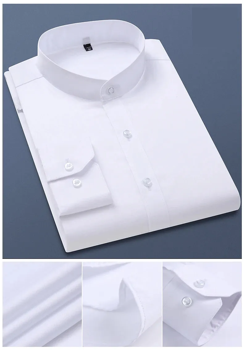 Men's Collar Long Sleeve Business Shirt