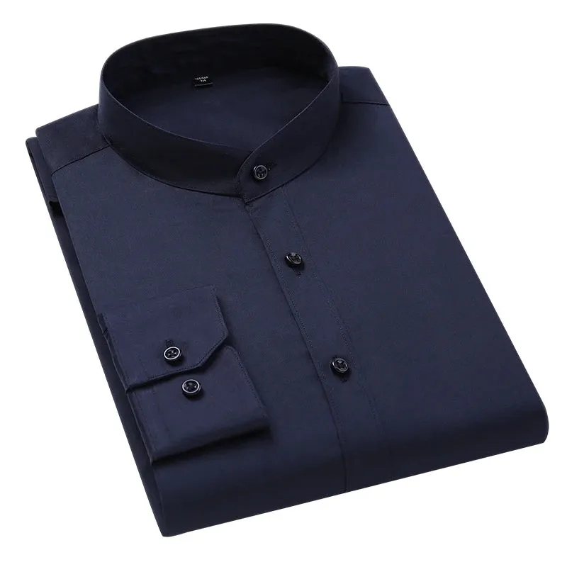 Men's Collar Long Sleeve Business Shirt