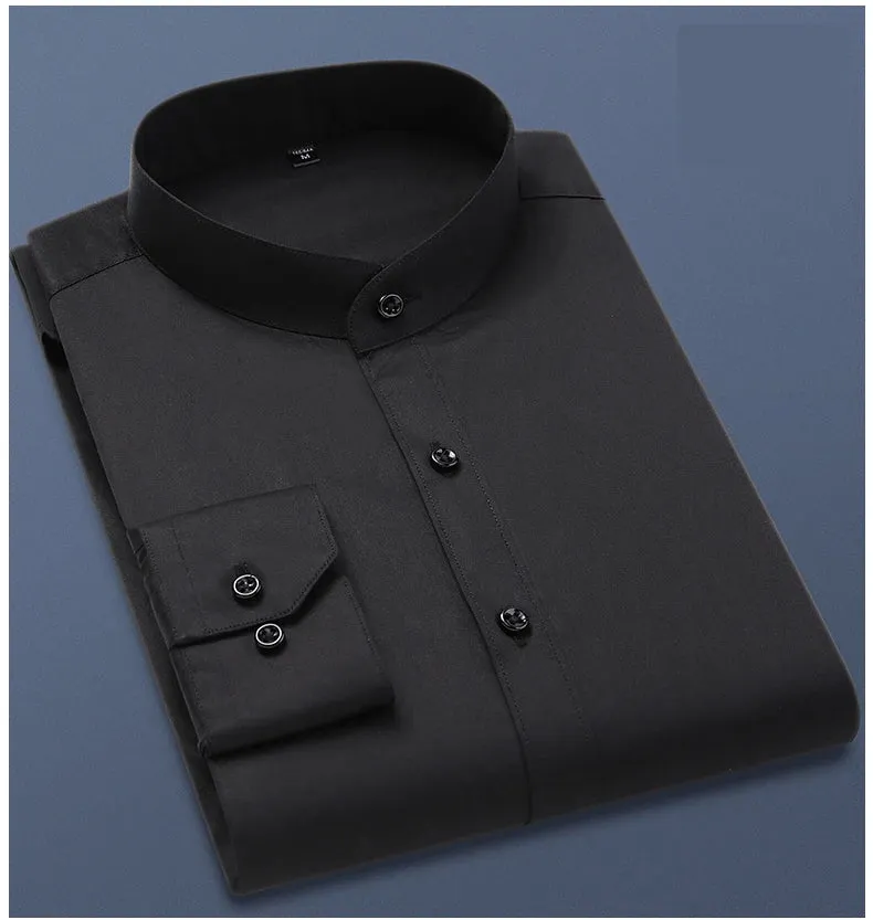 Men's Collar Long Sleeve Business Shirt