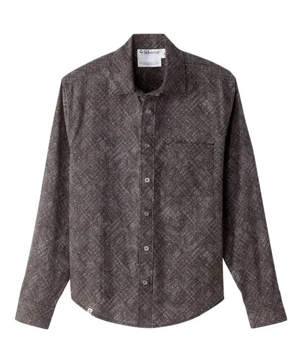 Men's Self Dressing Magnetic Buttons Dress Shirt