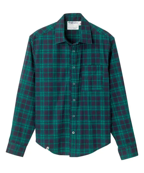 Men's Self Dressing Magnetic Buttons Dress Shirt