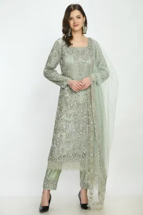 Mint Green Kameez Trouser