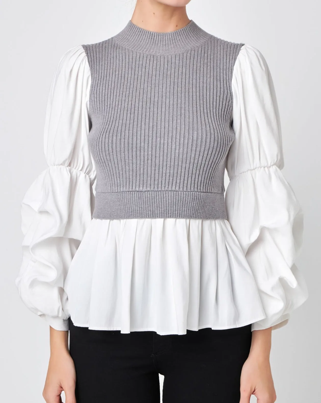 Mixed Media Elena Top