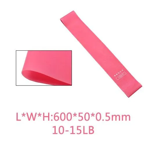 Resistance Bands Fitness Gum Exercise Gradient Color Sports Elastic Band Strength Training Athletic Rubber Loop Workout Expander