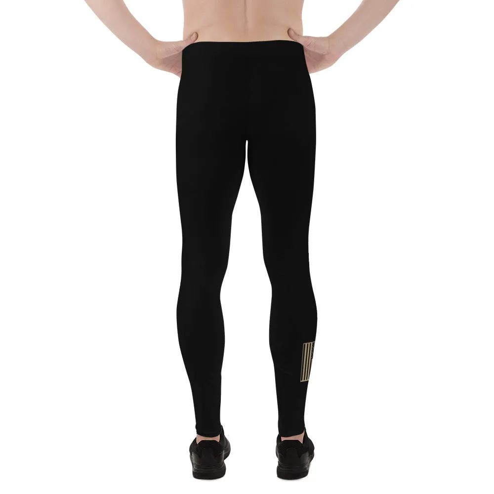 USA Flag (desert tan) - Men's Leggings